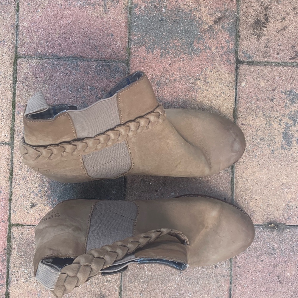 Sperry Booties in Taupe - Picture 2 of 4